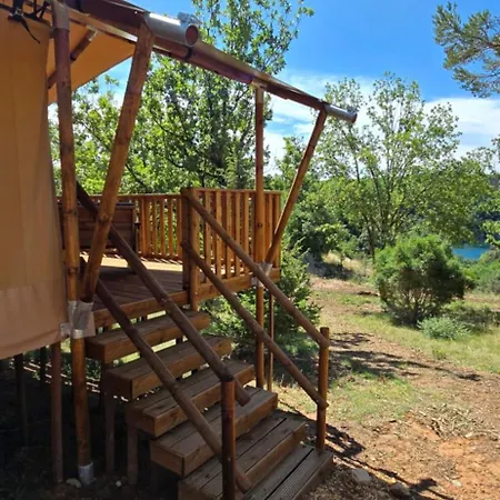 Tentes Nature Equipees Luxuszelt Saint-Laurent-du-Verdon